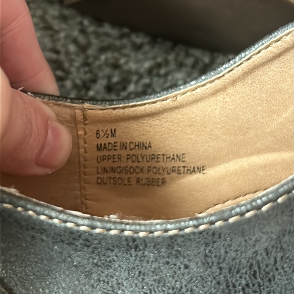 Preowned American Eagle Outfitters Brown Metallic Loafers 6 1/2 6.5 - Picture 9 of 9